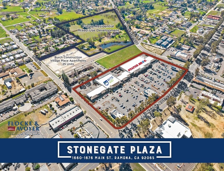 1660-1676 Main St, Ramona, CA for lease - Building Photo - Image 1 of 6