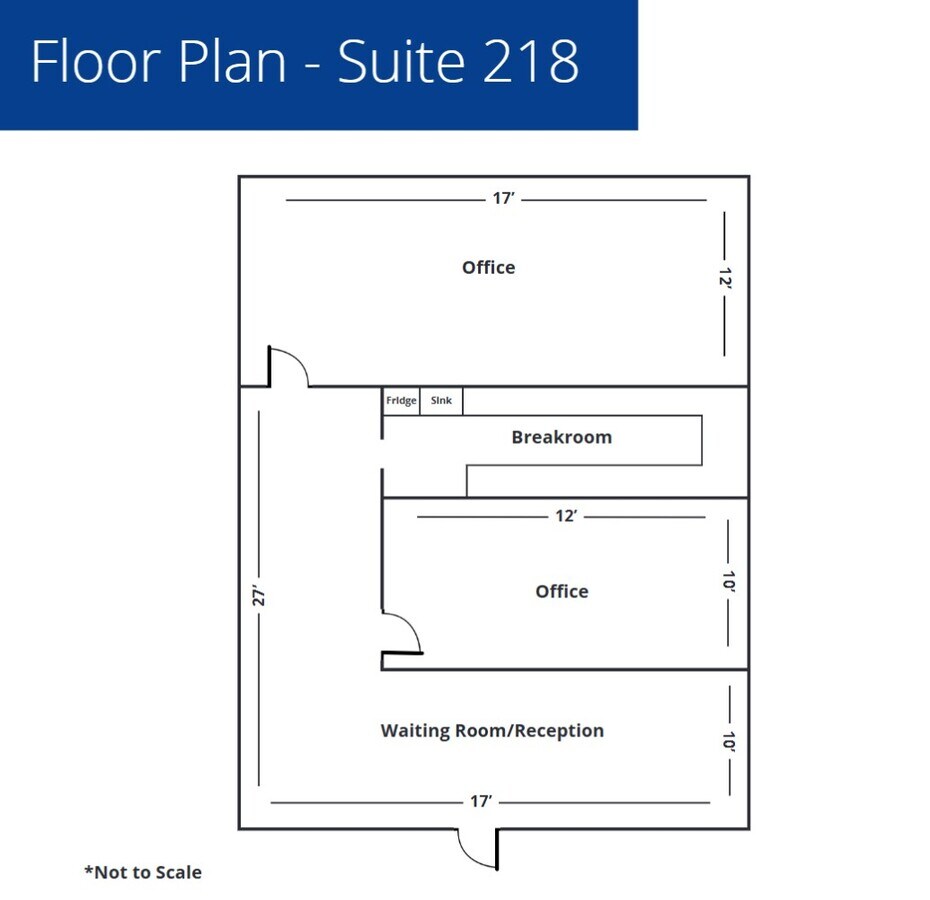 5401 Business Park S, Bakersfield, CA 93309 - Unité 218 - - Plan d’étage - Image 1 of 1