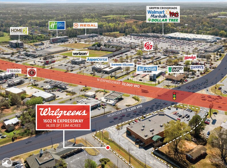 1602 N Expressway, Griffin, GA à vendre - Photo du bâtiment - Image 3 de 5