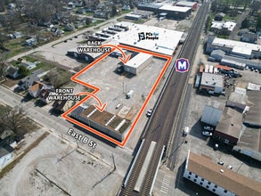 1200 E B St, Belleville, IL - Aerial  map view