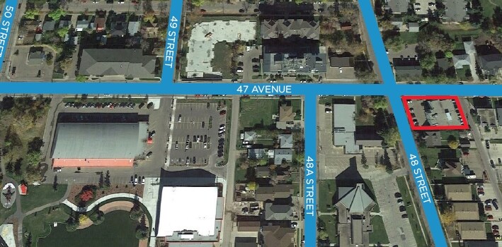 4721 47th Ave, Leduc, AB à vendre - Aérien - Image 1 de 1