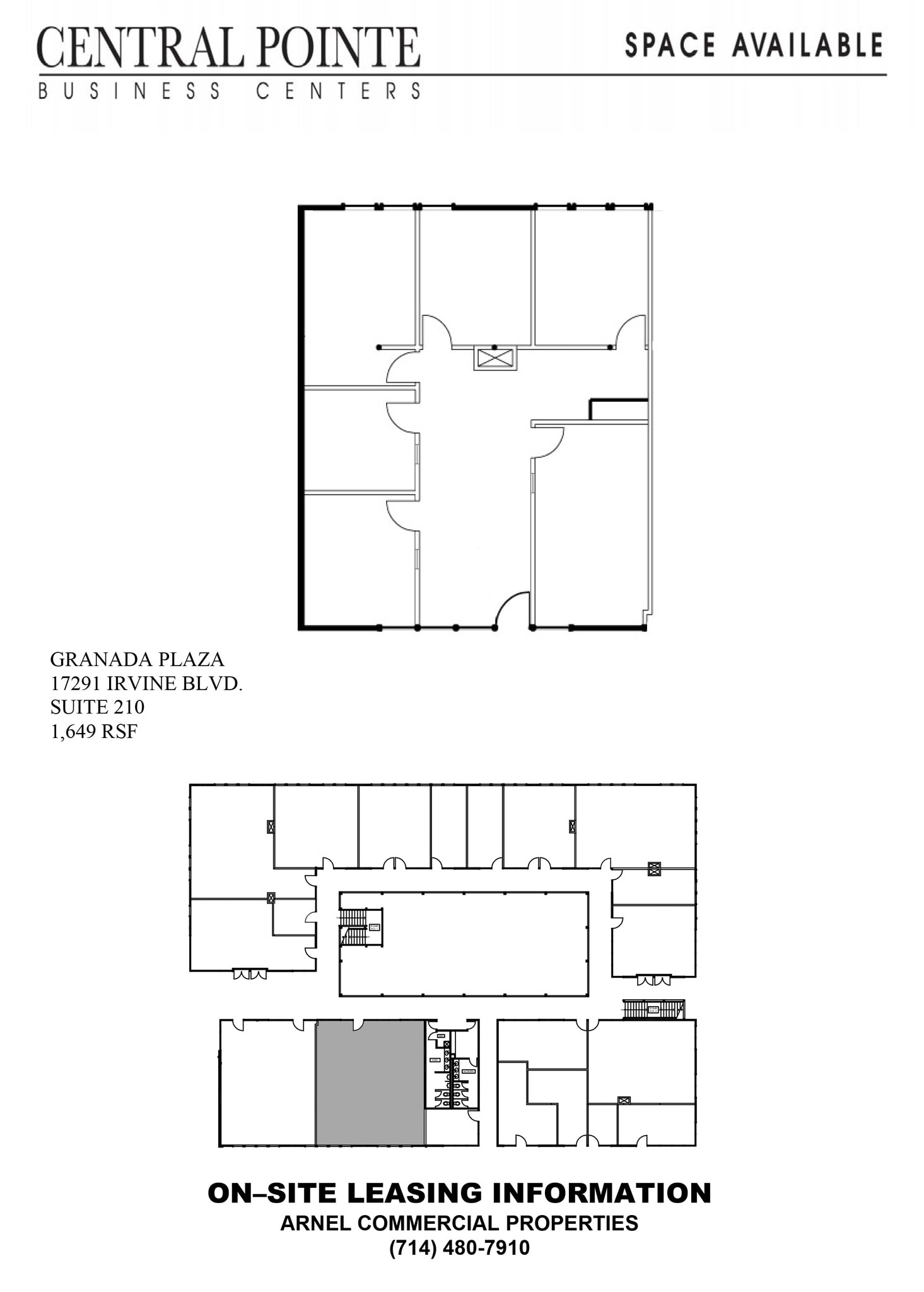 17291 Irvine Blvd, Tustin, CA for lease Floor Plan- Image 1 of 1
