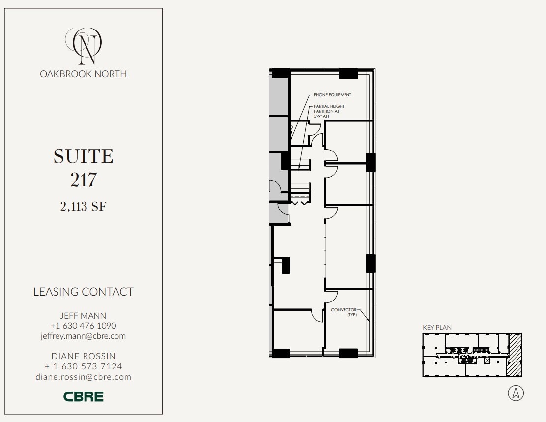 1200 Harger Rd, Oak Brook, IL à louer Plan d’étage- Image 1 de 1