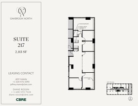 1200 Harger Rd, Oak Brook, IL à louer Plan d’étage- Image 1 de 1