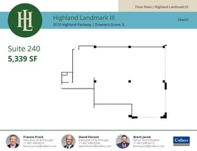 3010 Highland Pky, Downers Grove, IL à louer Plan d’étage- Image 1 de 1