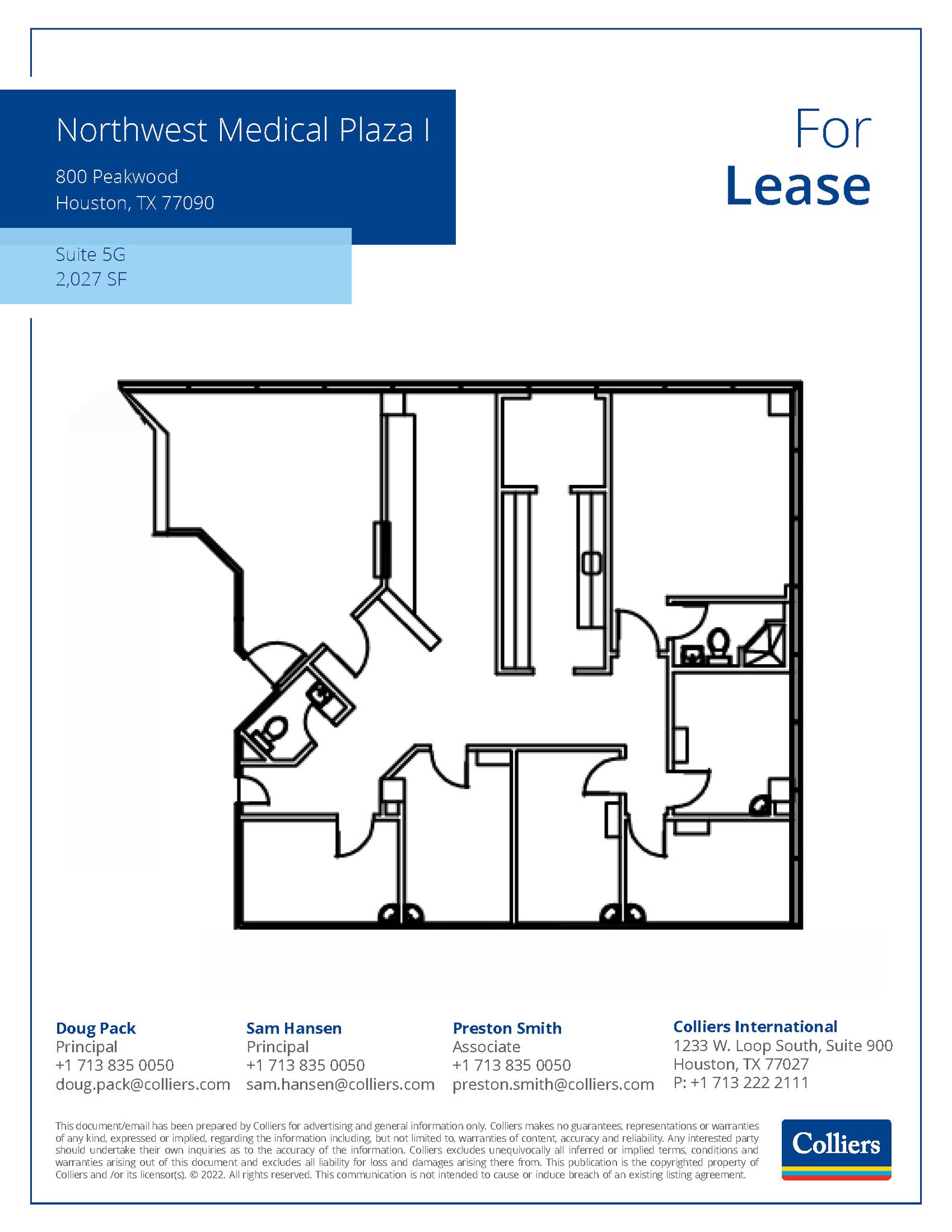 800 Peakwood Dr, Houston, TX for lease Floor Plan- Image 1 of 2