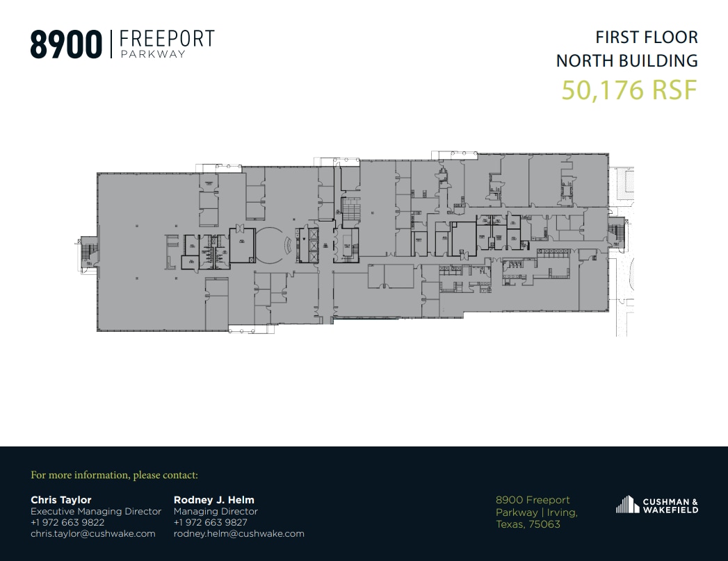 8900 Freeport Pky, Irving, TX à louer Plan d’étage- Image 1 de 1