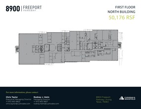 8900 Freeport Pky, Irving, TX à louer Plan d’étage- Image 1 de 1