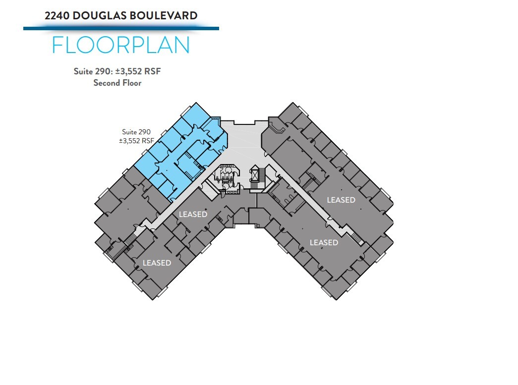 2240 Douglas Blvd, Roseville, CA à louer Plan d’étage- Image 1 de 1