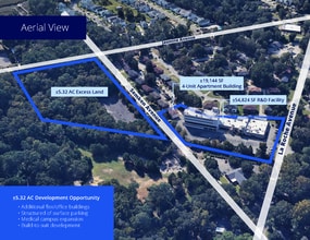 5102 La Roche Ave, Savannah, GA - Aérien  Vue de la carte