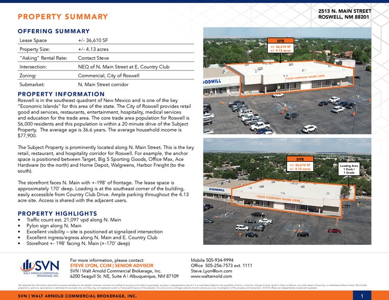 2513 N Main St, Roswell, NM for lease - Building Photo - Image 2 of 9