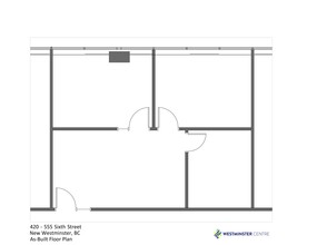 555 Sixth St, New Westminster, BC à louer Plan d  tage- Image 1 de 1