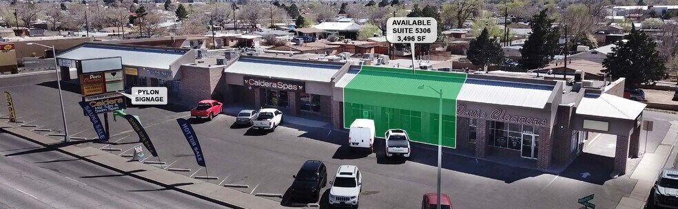 5300-5320 Menaul Blvd NE, Albuquerque, NM à louer - Photo du bâtiment - Image 2 de 12