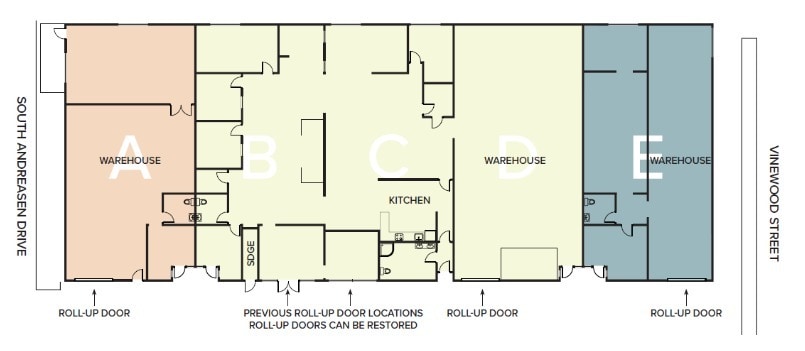 621 S Andreasen Dr, Escondido, CA for lease Floor Plan- Image 1 of 1