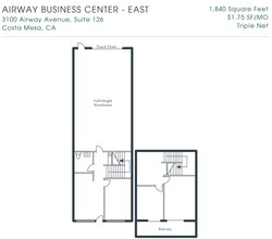 3100 Airway Ave, Costa Mesa, CA for lease Floor Plan- Image 1 of 1