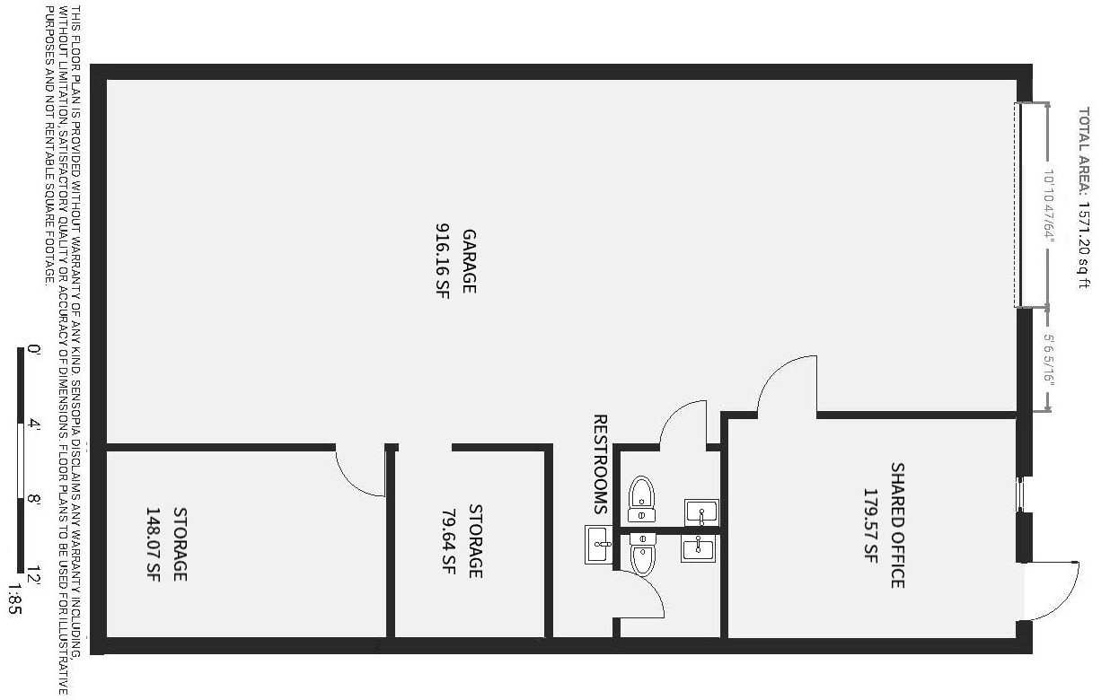 2800-2826 Banwick Rd, Columbus, OH à louer Plan d’étage- Image 1 de 4