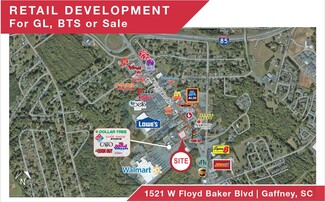 Plus de détails pour 1521 W Floyd Baker Blvd, Gaffney, SC - Terrain à louer