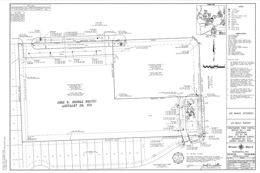 FM 529 & Greenhouse Rd, Katy, TX for sale - Plat Map - Image 1 of 1