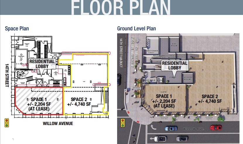 1404 Willow Ave, Hoboken, NJ for lease - Typical Floor Plan - Image 2 of 2