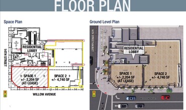 1404 Willow Ave, Hoboken, NJ for lease Typical Floor Plan- Image 1 of 1