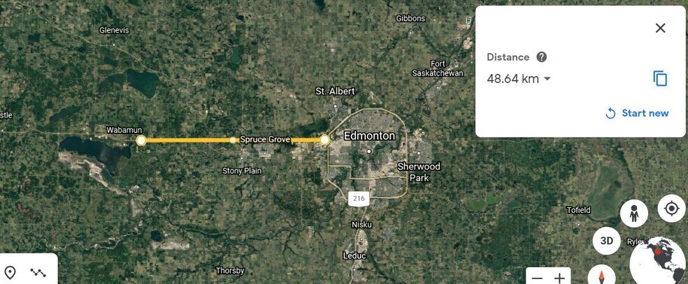 Yellowhead Hwy, Parkland County, AB à vendre - Aérien - Image 3 de 4