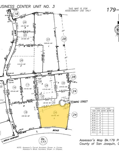 2610 Lycoming St, Stockton, CA for lease - Plat Map - Image 3 of 9