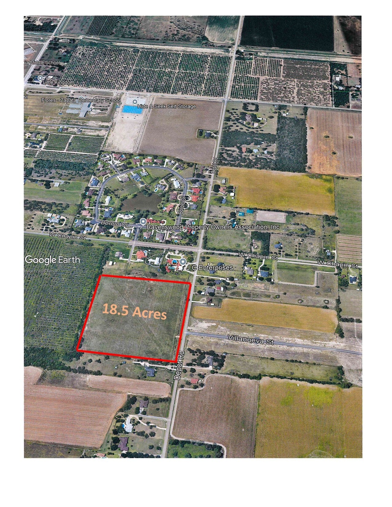 Depot Road, McAllen, TX à vendre Aérien- Image 1 de 4