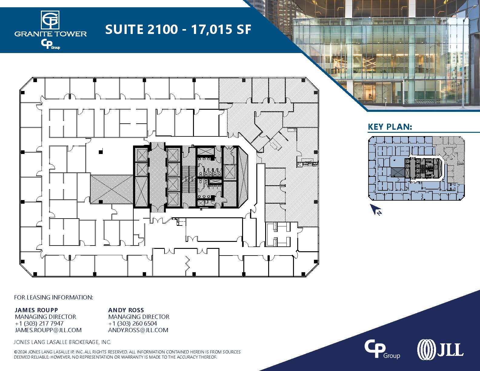 1099 18th St, Denver, CO for lease Floor Plan- Image 1 of 1