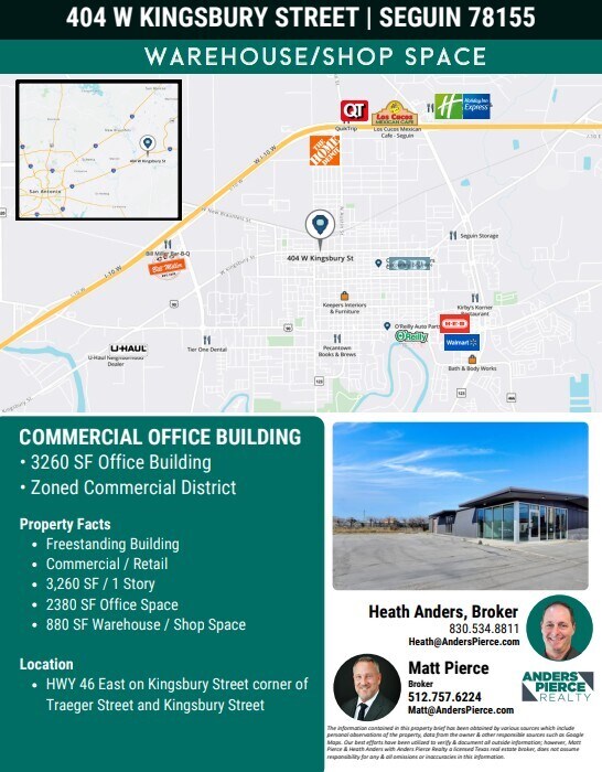 404 W Kingsbury St, Seguin, TX à vendre Photo du bâtiment- Image 1 de 1