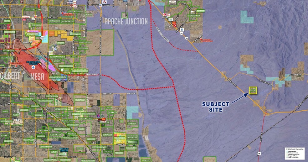 Rancho 160 Blvd, Gold Canyon, AZ for sale - Aerial - Image 2 of 3