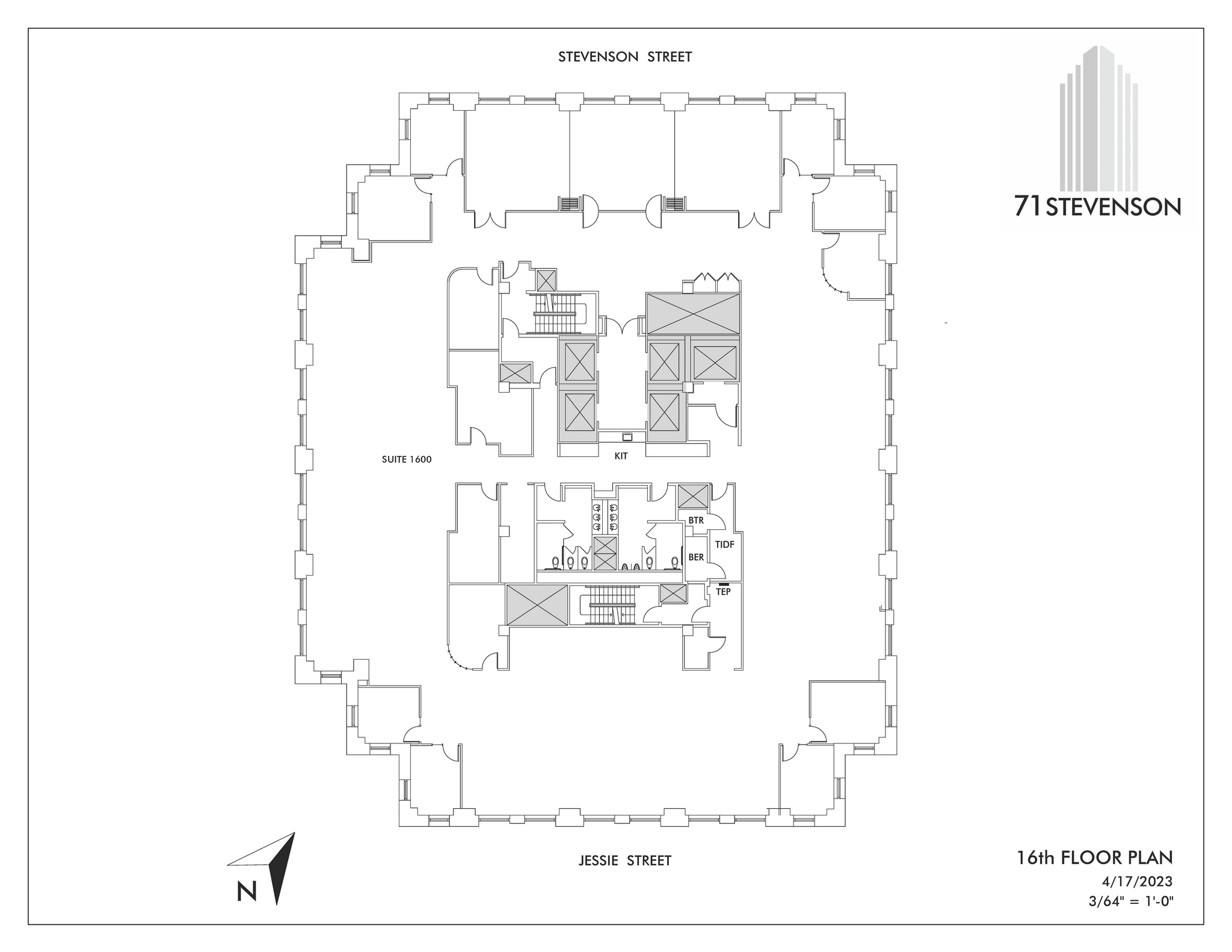 71 Stevenson St, San Francisco, CA for lease Floor Plan- Image 1 of 1