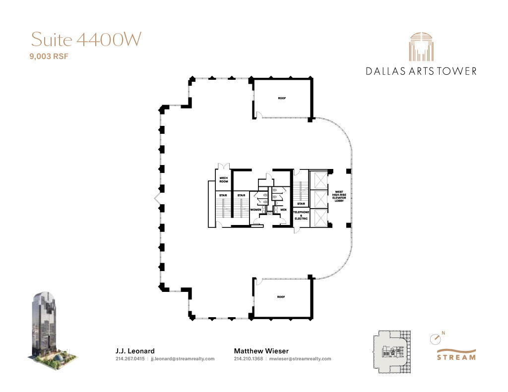 2200 Ross Ave, Dallas, TX à louer Plan d  tage- Image 1 de 1