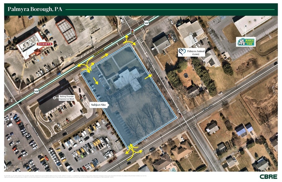 840 E Main St, Palmyra, PA for sale - Aerial - Image 2 of 4