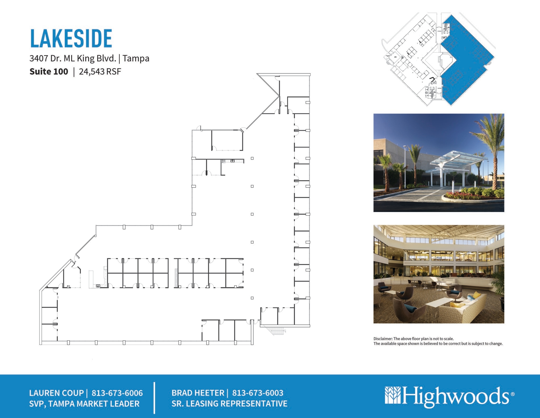 3407 W Dr Martin Luther King Jr Blvd, Tampa, FL à louer Plan d’étage- Image 1 de 1