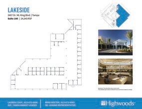 3407 W Dr Martin Luther King Jr Blvd, Tampa, FL à louer Plan d’étage- Image 1 de 1