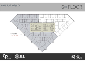 6903 Rockledge Dr, Bethesda, MD à louer Plan d’étage- Image 1 de 1