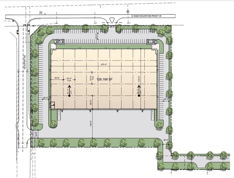 Beltway 8 & Hooper Rd, Pearland, TX à vendre - Plan de site - Image 3 de 3