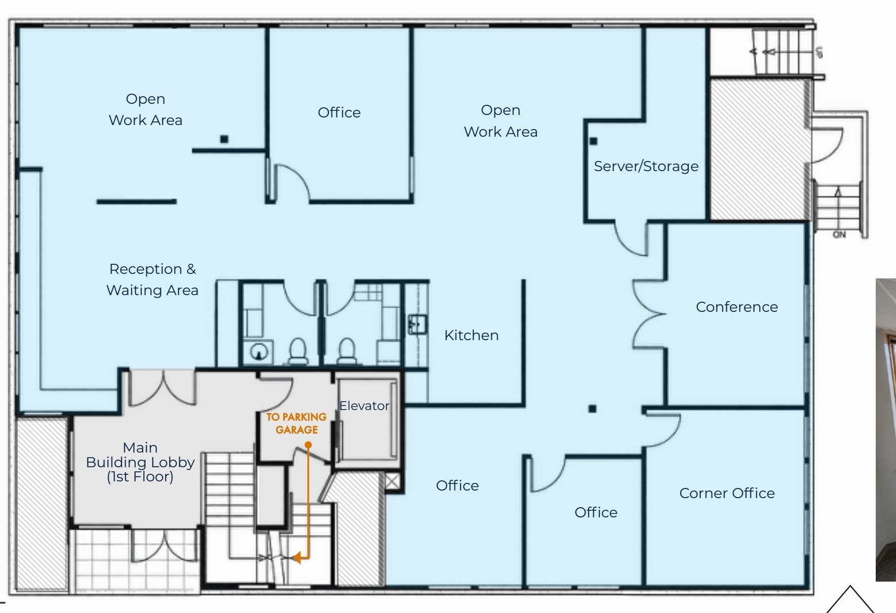 1414 Market St, Kirkland, WA for lease Floor Plan- Image 1 of 1