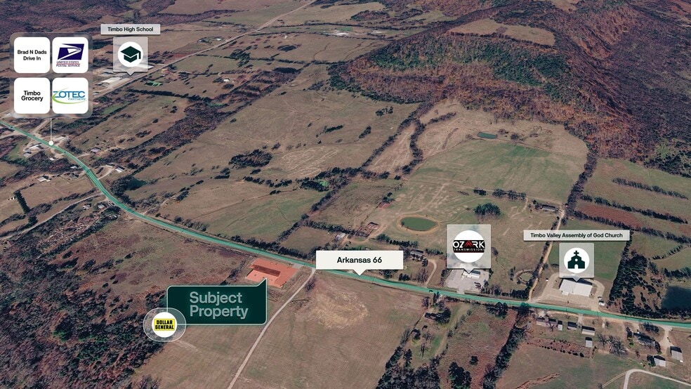 7427 Highway 66, Timbo, AR for sale - Building Photo - Image 3 of 3