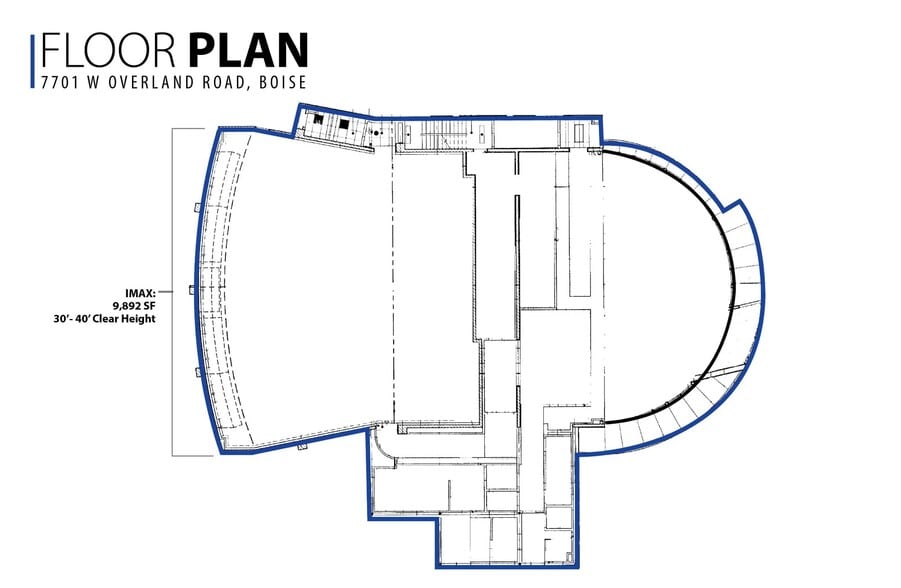 7703 W Overland Rd, Boise, ID for lease - Floor Plan - Image 2 of 6