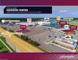 Plus de détails pour 29101-29485 John R Rd, Madison Heights, MI - Commerce de détail à louer