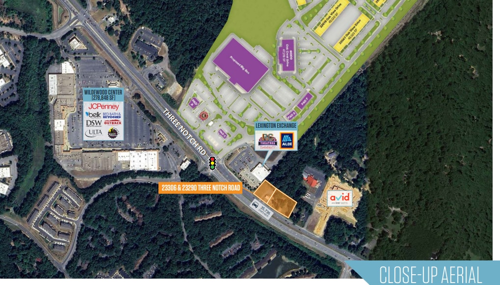 23306 & 23290 Three Notch Rd, California, MD à vendre Photo du bâtiment- Image 1 de 2
