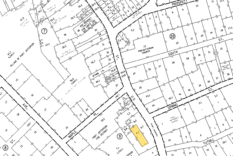 414 Main St, Port Jefferson, NY à louer - Plan cadastral - Image 2 de 9