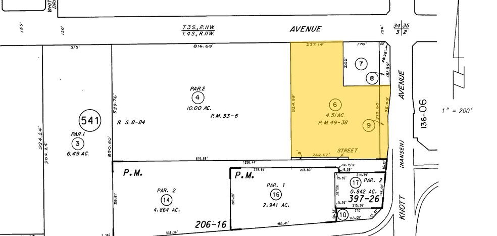 7015 Knott Ave, Buena Park, CA à louer - Plan cadastral - Image 3 de 3