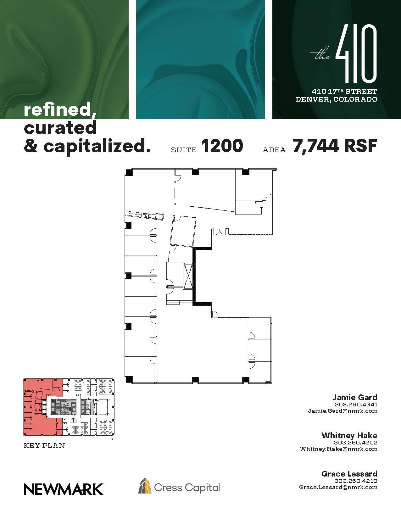 410 17th St, Denver, CO for lease Floor Plan- Image 1 of 1