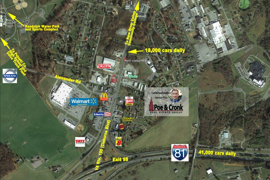 4739 Cleburne Blvd, Dublin, VA à vendre - Photo du bâtiment - Image 2 de 2