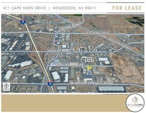 611 Cape Horn Dr, Henderson, NV - Aérien  Vue de la carte
