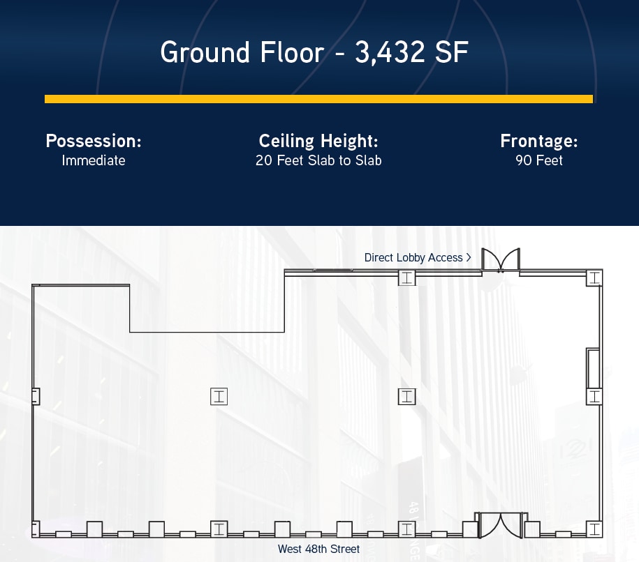 1221 Avenue of the Americas, New York, NY for lease Floor Plan- Image 1 of 1