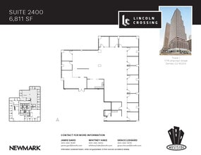 1775 Sherman St, Denver, CO for lease Floor Plan- Image 1 of 4