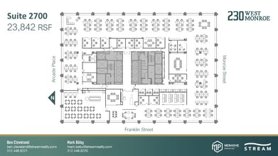 230 W Monroe St, Chicago, IL for lease Floor Plan- Image 1 of 1